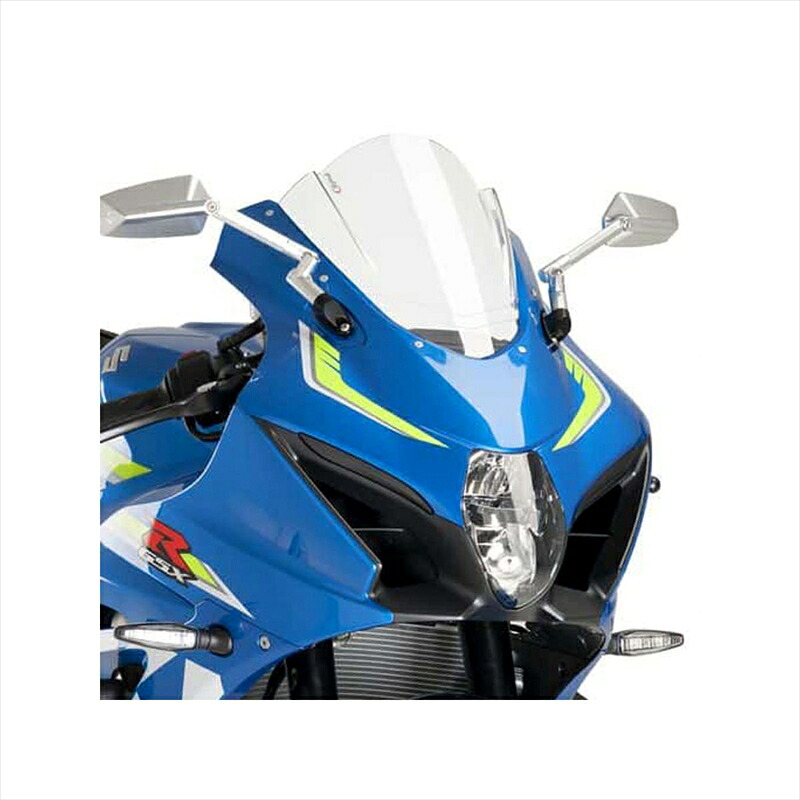 バイクパーツ 外装プーチ スクリーン レーシング クリア9013W 4549950485780GSX-R1000/R 17-22|バイク・バイク用品はとやグループ