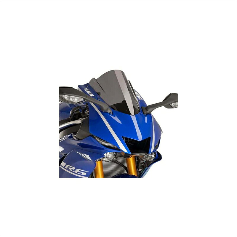 バイクパーツ 外装プーチ レーシングスクリーン D.スモーク9723F 4549950570035YZF-R6 17-20/YZF-R7 22|バイク・バイク用品はとやグループ