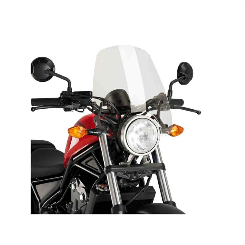 バイクパーツ PUIG(プーチ) ニュージェネレーション ツーリング クリア 9462W 4549950740636 REBEL250/300/500 CMX250/300/500 17-