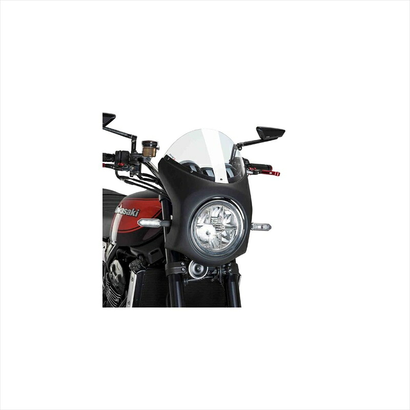 バイクパーツ 外装 プーチ レトロフェアリング クリア/ブラック 9595W 4549950865261 Z900RS 18