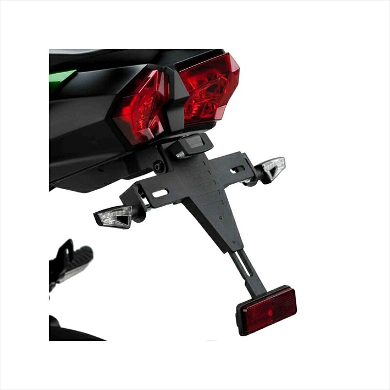 バイクパーツ 外装プーチ ライセンスサポート ブラック・スチール 9707N 4550255025786NINJA H2 SX/SE 18-(フェンダーレスKIT)｜バイク・バイク用品はとやグループ