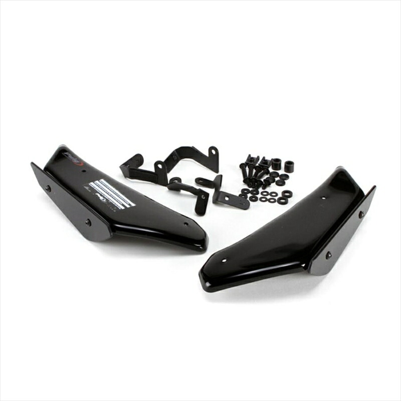 バイクパーツ PUIG(プーチ) サイドダウンフォーススポイラー ブラック 9738N 4550255025991