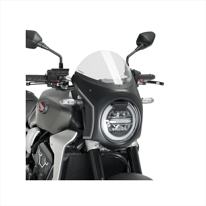 バイクパーツ 外装プーチ レトロフェアリング クリア/ブラック3133W 4550255190019CB1000R 18-/CB650R 19-｜バイク・バイク用品はとやグループ
