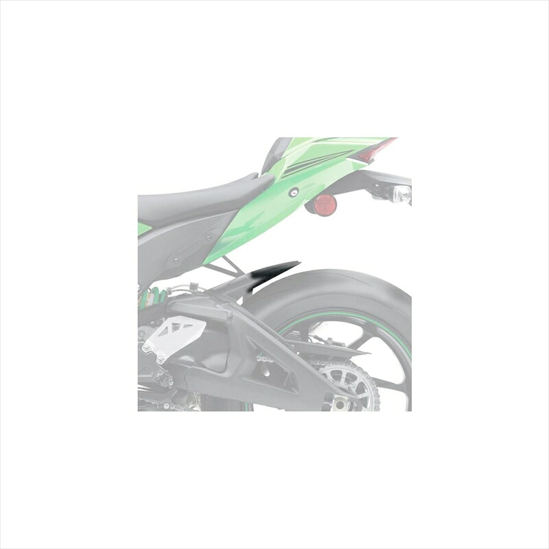 バイクパーツ 外装 プーチ エクステンドフェンダー リヤ ブラック 1939J 4550255223045 ZX-10R/RR/SE 16-19