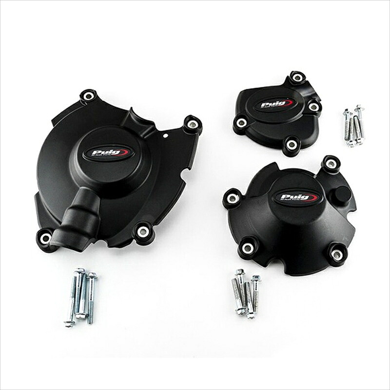 バイクパーツ 外装 プーチ エンジンケースカバー ブラック 20127N 4550255318413 YZF-R1/M 15-19 SP 04-06