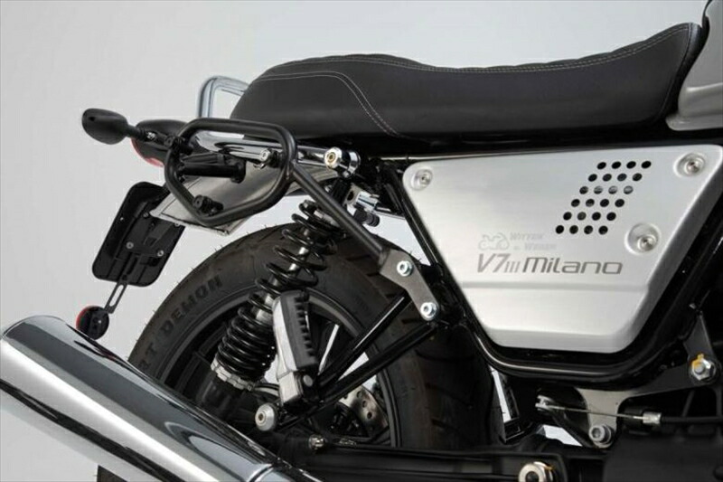 エスダブリューモーテック SWモーテック SLCサイドキャリア(右) MOTO GUZZI V7 III 16 HTA1759511001 取寄品|バイク・バイク用品はとやグループ