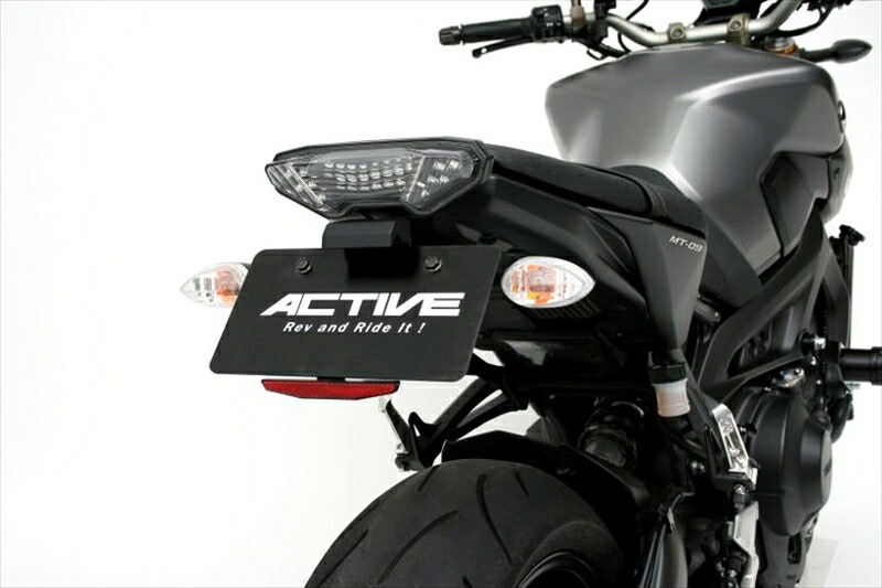 【5日前後で発送】 アクティブ フェンダーレスキット BLK MT-09／MT-09（ABS） 14 《アクティブ 1153055》