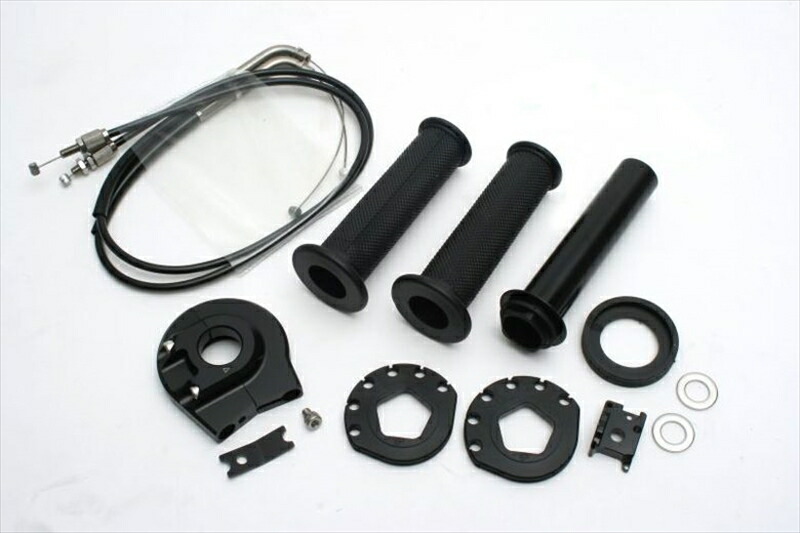 バイク用品 吸気系 エンジン ACTIVE アクティブ ハイスロKIT ［EVO2］ BLK ラージボディー 巻取φ50 52 1065902 4538792839356