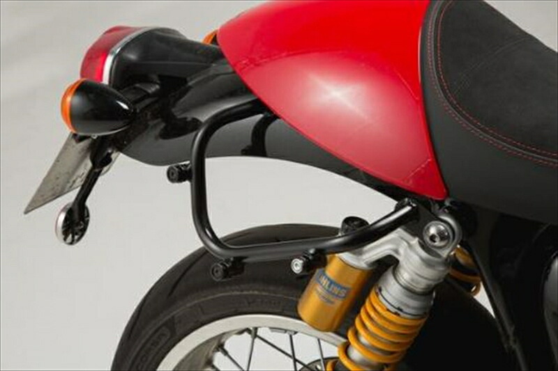 バイク用品 エスダブリューモーテック SWモーテック SLCサイドキャリア(右) TRIUMPH THRUXTON1200 R 16(水冷車)HTA1179511000 4538792859682｜バイク・バイク用品はとやグループ 11,955円