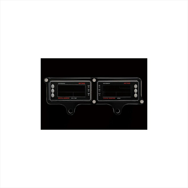 バイクパーツ WOODSTOCK(ウッドストック) メーターステー Dタイプ/BLK ADM-10D-BK 4548664119493 アクティブ/Ver.4モニター用
