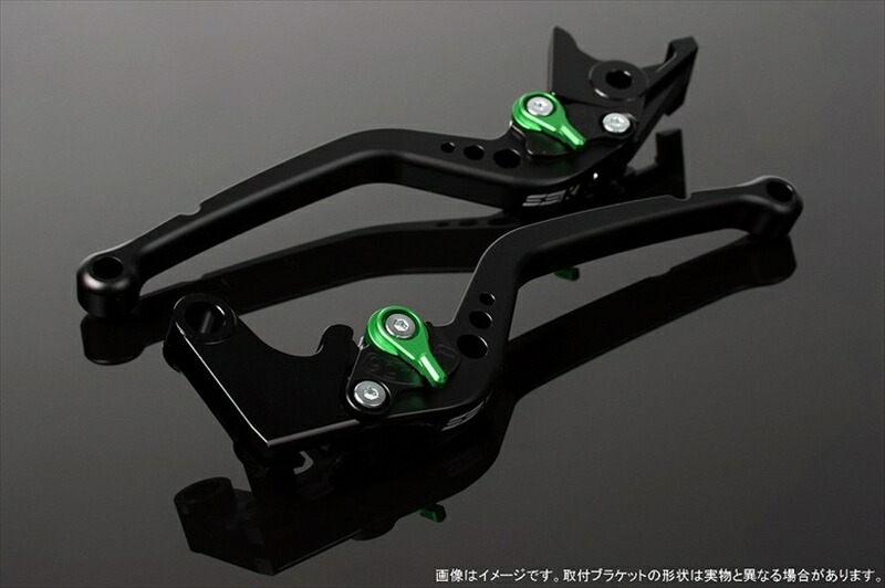 【5日前後で発送】 ハンドル エスエスケイ スピードラ アジャストレバー スタンダード ロング Mブラック/Mグリーン バリオス/2 ZEPHYR400 ZEPχ LVBM020BK-GN 4589995112678 取寄品｜バイク・バイク用品はとやグループ 8,910円