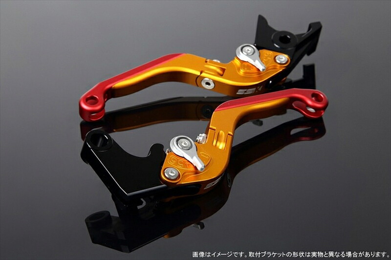 【5日前後で発送】 ハンドル エスエスケイ スピードラ アジャストレバー 可倒延長式 Mゴールド/Mシルバー/MレッドPCX JF28 JF56 PCX150 KF12/18 LVGM001GD-SRRD 4580540568995 取寄品｜バイク・バイク用品はとやグループ
