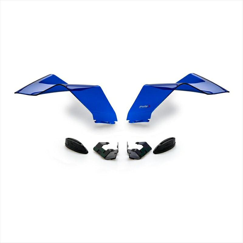 バイクパーツ 外装プーチ フロントスポイラーGP ブルー20523A 4571415000832YZF-R1 20-24/R1M 20-24｜バイク・バイク用品はとやグループ 57,990円