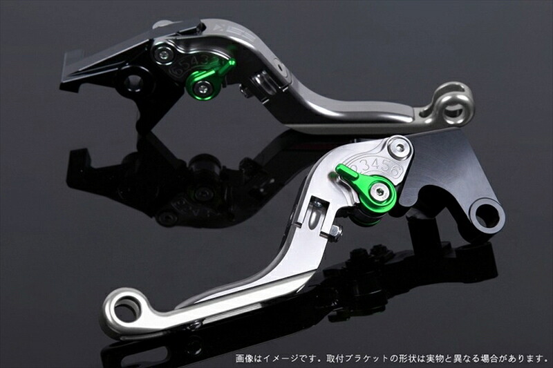 【5日前後で発送】 ハンドル エスエスケイ スピードラ アジャストレバー 可倒延長式 チタン/グリーン/シルバーTMAX500 SJ08J 08-11 TMAX530 SJ12J 12-16 YA0406056-GNSR 4589995397136 取寄品｜バイク・バイク用品はとやグループ