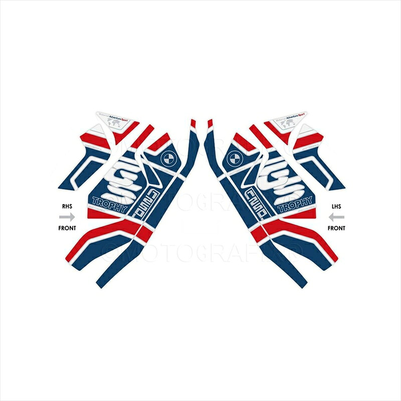 バイクパーツ アクセサリー モトグラフィックス Number Board Decal Protector MT-BRG003TR 4580779600084 R1250GS Adventure/Trophy Edition(22/23)