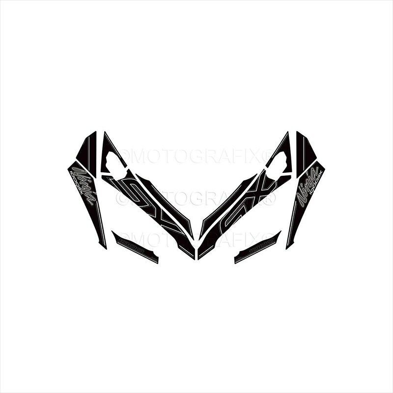 バイクパーツ アクセサリー モトグラフィックス FRONT BODY PAD MT-NK024KWE 4580041249355 Ninja1000SX(20/21)