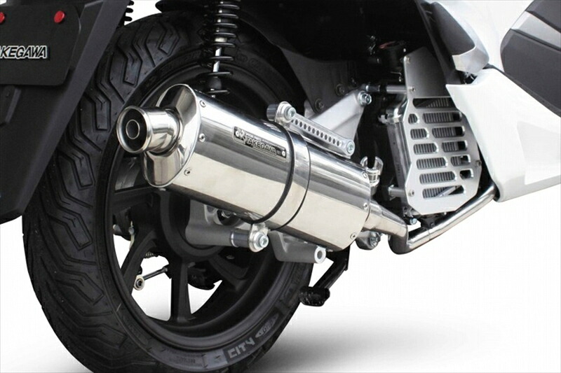 マフラー スペシャルパーツタケガワ SP武川 パワーサイレントオーバルマフラー PCX(2BJ-JF81) PCX150(2BK-KF30) 04-02-0289 4514162303337 取寄品