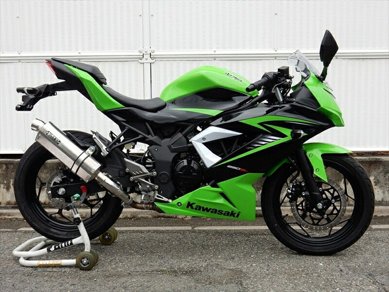 マフラー ダブルアールズ WR`S S O ST-OVAL ソリッドタイプ Ninja250SL ABS (JBK-BX250A) OV4260JM 4548916414697 取寄品