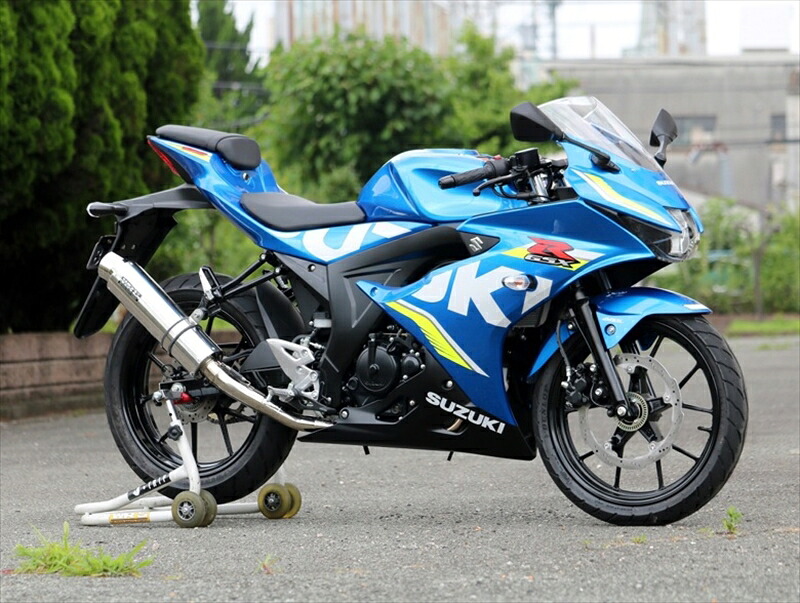 マフラー ダブルアールズ WR`S フルEX ラウンドステンレスサイレンサー GSX-R125(2BJ-DL33B) GSX-R150 逆輸入車 LA3125JM 4549950881841 取寄品|バイク・バイク用品はとやグループ