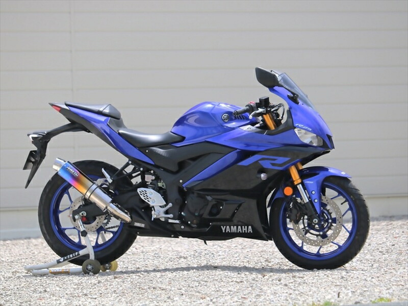 マフラー ダブルアールズ WR`S S O ラウンド焼き色チタンサイレンサー YZF-R25 YZF-R3 15-21 BK2255JM 4550255248321 取寄品
