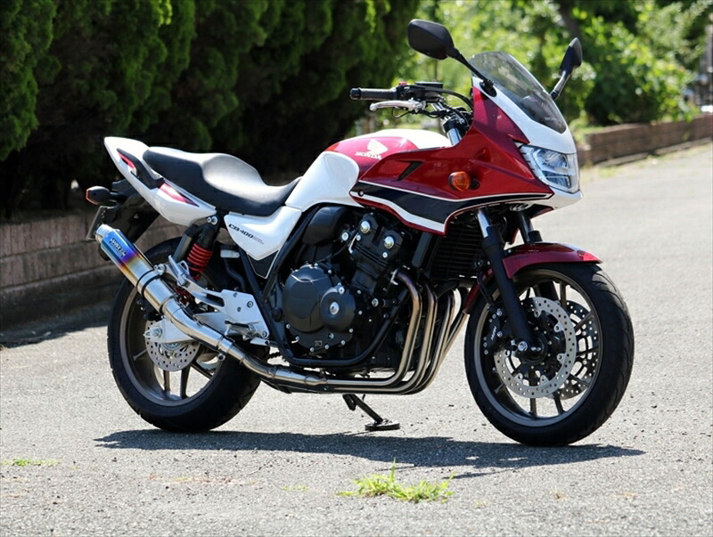 マフラー ダブルアールズ WR`S S O Sラウンド チタン焼き色タイプ CB400SF SB 18-(2BL-NC42) BK1460JM 4550255323998 取寄品