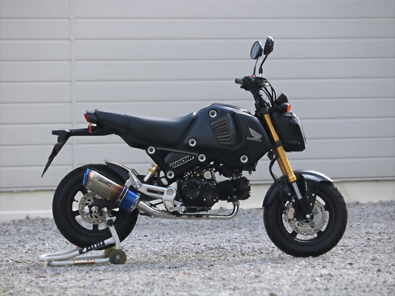 マフラー ダブルアールズ WR`S フルEX SS-OVAL 焼き色タイプ GROM 21-(2BJ-JC92) LB1180JM 4550255641870 取寄品