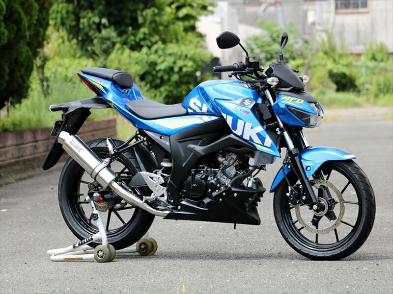 マフラー ダブルアールズ WR`S フルEX ラウンドステンレスサイレンサー GSX-S125(2BJ-DL33B) GSX-S150 逆輸入車 LA3130JM 4550255768881 取寄品|バイク・バイク用品はとやグループ