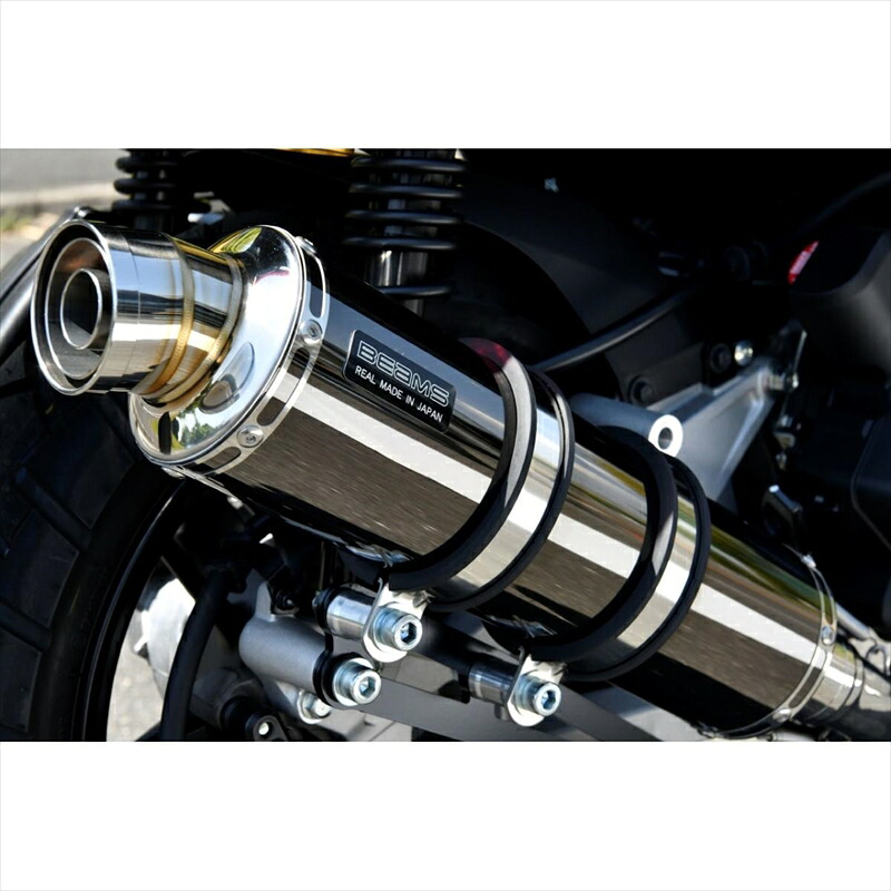 バイクパーツ BEAMS MOTOR COMPANY(ビームスモーターカンパニー) R-EVO SMBサイレンサー G1013-53-005 4582285348313 ADV160 23-25 8BK-KF54