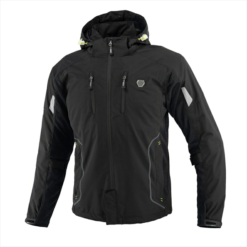 ウェア コミネ JK-1123 P HALFメッシュパーカ Black WM 07-1123 4582611201343 取寄品