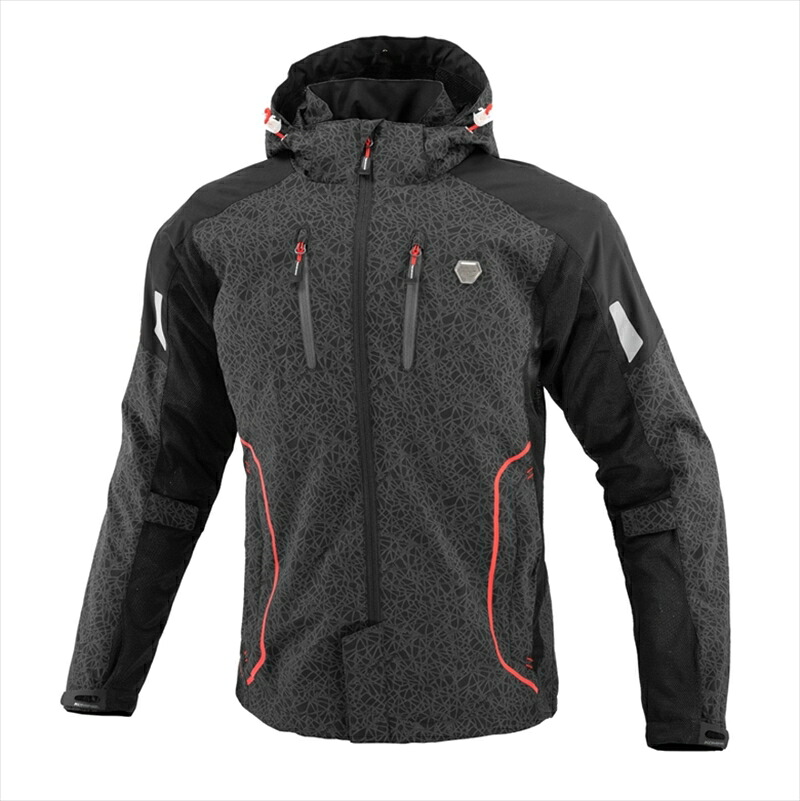 【5日前後で発送】 ウェア コミネ JK-1123 P HALFメッシュパーカ HR HR-Black M 07-1123 4582611201862 取寄品｜バイク・バイク用品はとやグループ