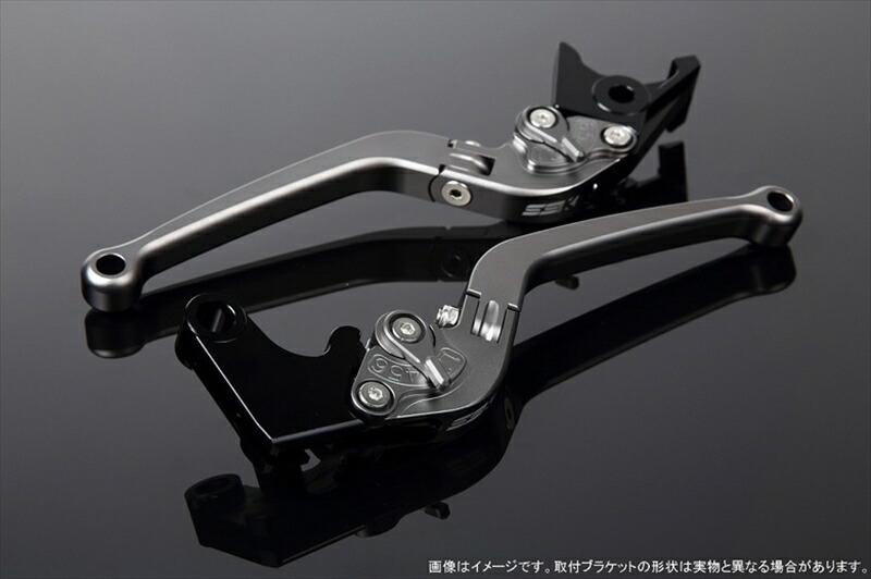 【5日前後で発送】 ハンドル エスエスケイ スピードラ アジャストレバー スタンダード可倒式 Mチタン/Mチタン Monkey125 GROM/MSX125 13-16 CBR250R MC41 LVAM003TM-TM 4589995067770 取寄品