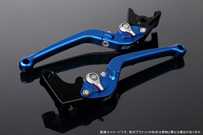 ハンドル エスエスケイ スピードラ アジャストレバー スタンダード可倒式 Mブルー/Mシルバー Monkey125 GROM/MSX125 13-16 CBR250R MC41 LVAM003BE-SR 4589995067893 取寄品|バイク・バイク用品はとやグループ