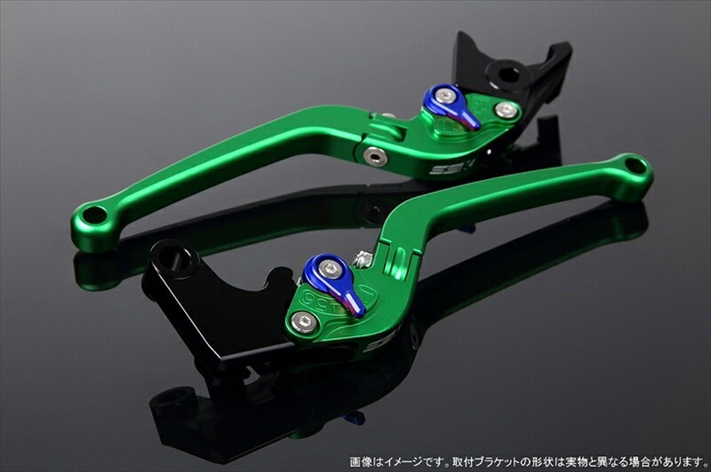 ハンドル エスエスケイ スピードラ アジャストレバー スタンダード可倒式 Mグリーン/Mブルー Monkey125 GROM/MSX125 13-16 CBR250R MC41 LVAM003GN-BE 4589995068005 取寄品|バイク・バイク用品はとやグループ