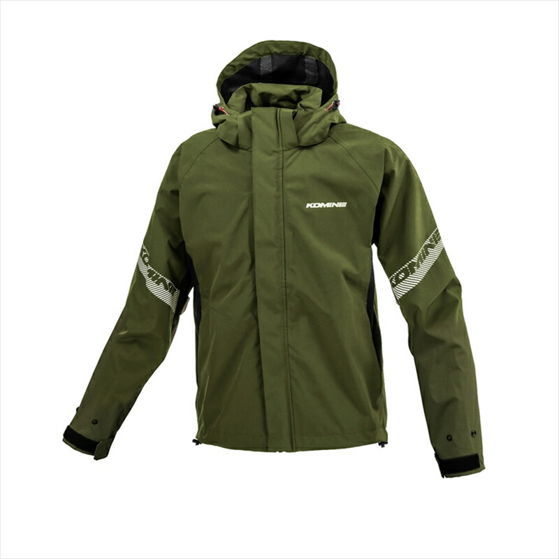 ウェア コミネ RK-549 BREATHTER 3L RAINジャケット Olive S 03-549 4582611200711 取寄品|バイク・バイク用品はとやグループ