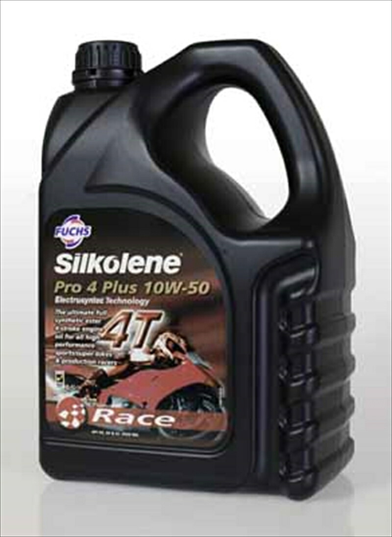 バイクパーツFUCHS SILKOLENE(フックスシルコリン) PRO4 PLUS 10W-50 4L 1ホン SIL60201372950311317633924CYCLE OIL｜バイク・バイク用品はとやグループ