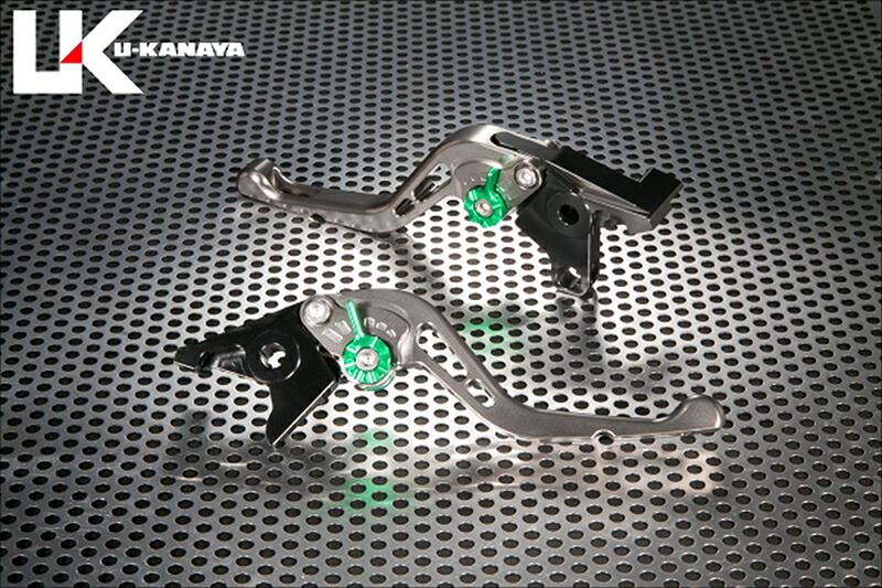 バイクパーツ ハンドル ユーカナヤ レバーセット GPタイプ/ショート TI/BK KA079-137-0606 4550255906351 NINJA H2SX SE 22-/SE+ 22