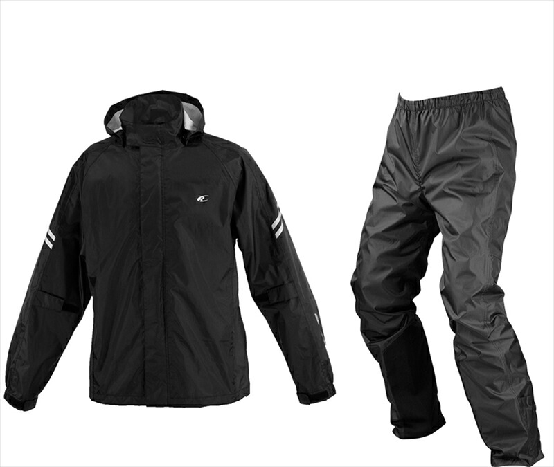 【5日前後で発送】 ウェア コミネ RK-5393 BREATHTERレインウエア BLK L 03-5393 4582611211250 取寄品