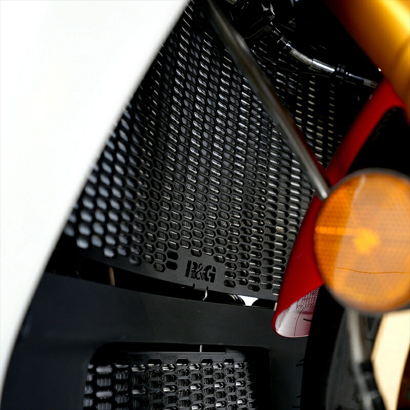バイクパーツR&G(アールアンドジー) PRO Radiator Guard:BLACKRG-RAD0300PROBK4580779591337｜バイク・バイク用品はとやグループ