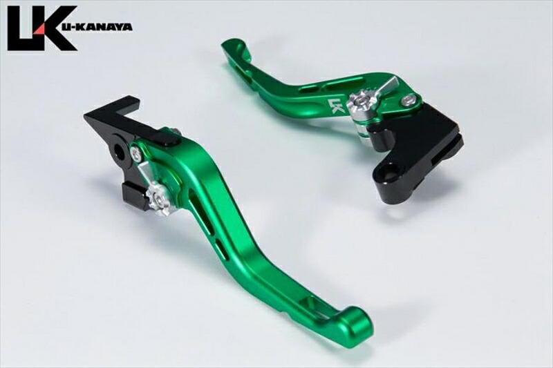 バイクパーツ ハンドル ユーカナヤ レバーセット GPタイプ/ショート GN/BK YA035-134-0617 4550255916190 (ツヤケシ) MT-09SP 21(RN69J)