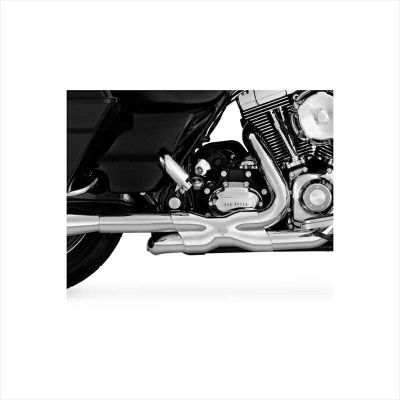 バイクパーツ マフラー バンスアンドハインズ PowerDuals PCX パワーデュアルズ ヘッドパイプ クローム マフラー 16332 4550255916329 TOURING/TRIKE 09-16