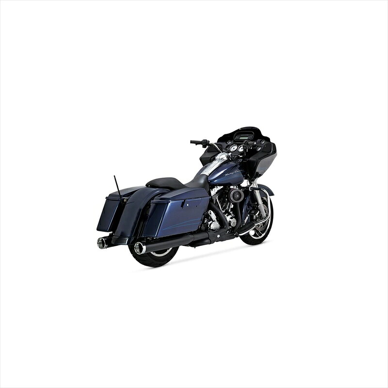 バイクパーツ マフラーバンスアンドハインズ PowerDuals PCX パワーデュアルズ ヘッドパイプ ブラック マフラー46332 4550255916404TOURING/TRIKE 09-16｜バイク・バイク用品はとやグループ