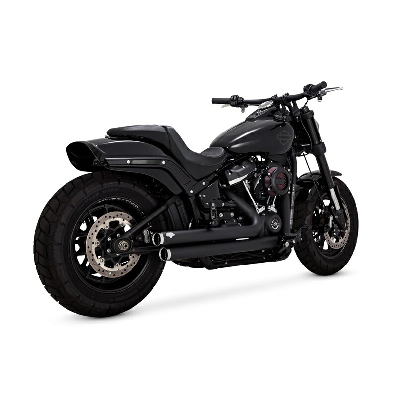 バイクパーツ マフラー バンスアンドハインズ BigShots Staggered ビッグショットスタッガード ブラック マフラー 47959 4550255916428 SOFTAIL 86-09