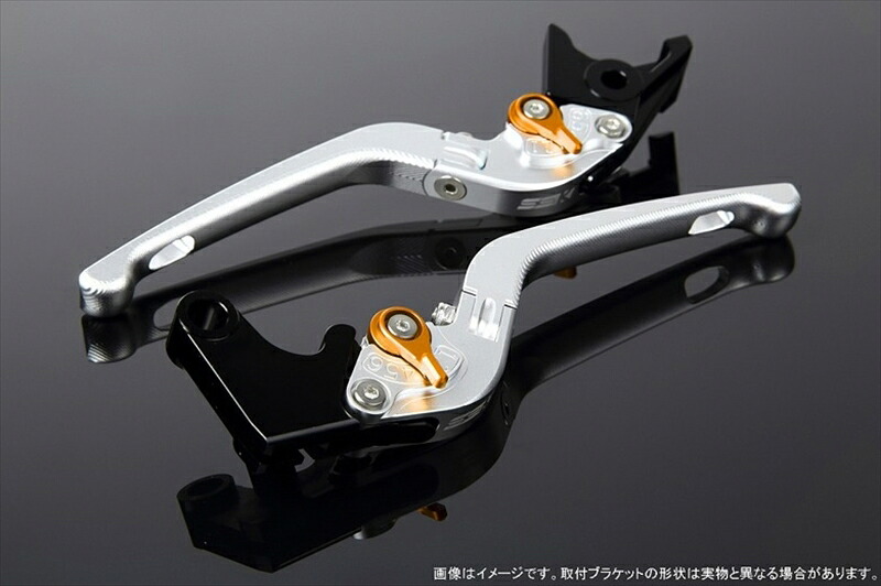 ハンドル エスエスケイ スピードラ アジャストレバー 3D可倒式 Mシルバー/Mゴールド CB400SF NC31 LVDM002SR-GD 4589995193615 取寄品｜バイク・バイク用品はとやグループ