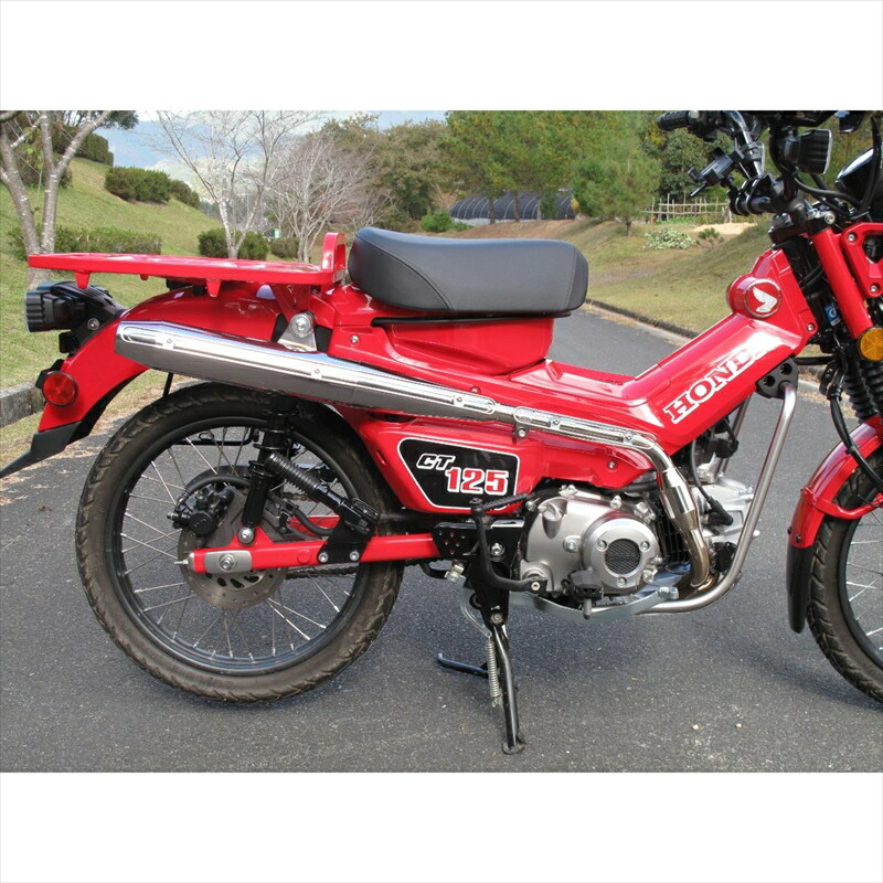 バイクパーツ マフラー ホットラップ トレイルマフラー J-TRL-JA65-Y 4550255932176 ワイヤースタイルヒートガード CT125ハンターカブ(JA65)