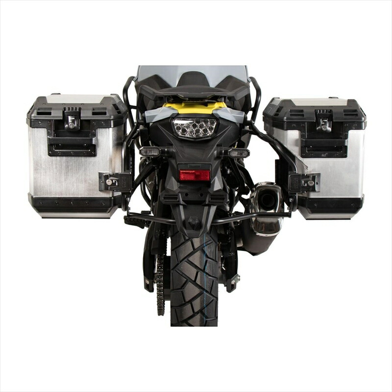 バイクパーツ HEPCO&BECKER(ヘプコアンドベッカー) サイドキャリア カットアウトセット サイドケース エクスプローラー シルバー付 6513548 00 01-00-40 4550255928810 V-Strom800/DE 23-25