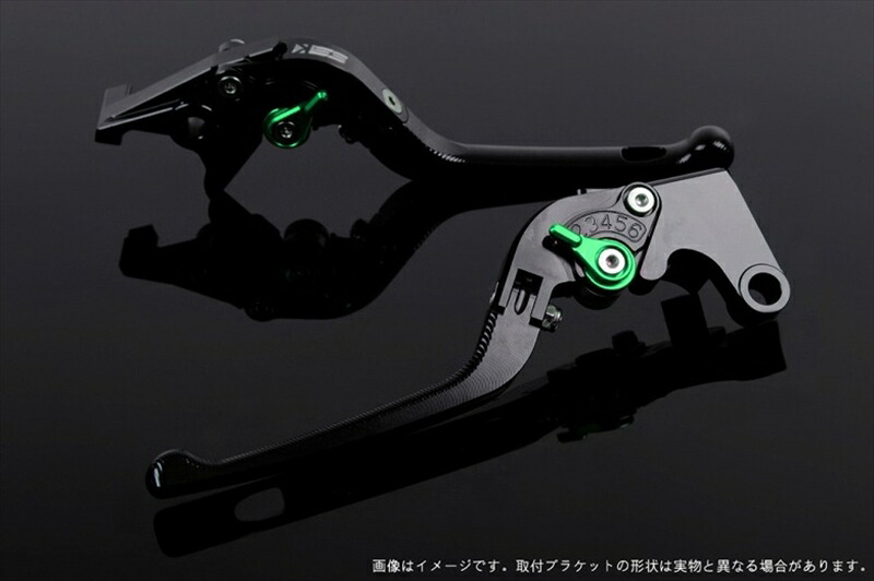 【5日前後で発送】 ハンドル エスエスケイ スピードラ アジャストレバー 3D可倒式 ブラック/グリーン NINJA ZX-10R 16-18 KA0406766-GN 4589995305452 取寄品
