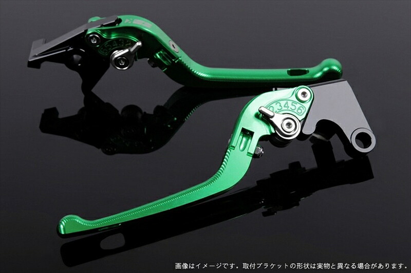 ハンドル エスエスケイ スピードラ アジャストレバー 3D可倒式 グリーン/シルバー NINJA ZX-10R 16-18 KA0406772-SR 4589995305827 取寄品|バイク・バイク用品はとやグループ