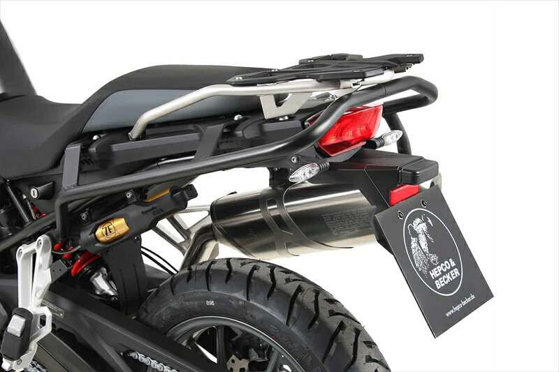 バイクパーツHEPCO&BECKER(ヘプコアンドベッカー) リアガード ブラック 5046513 00 014550255936556F750/850GS 18-23/F800GS 24-25|バイク・バイク用品はとやグループ