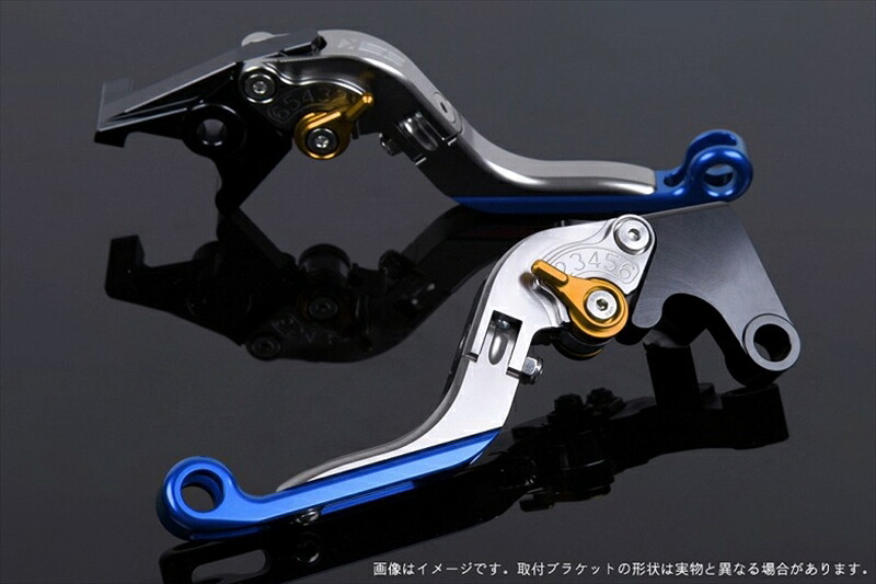 ハンドル エスエスケイ スピードラ アジャストレバー 可倒延長式 チタン/ゴールド/ブルー Monster 821 HYPERMOTARD 821 DU0405769-GDBE 4589995546602 取寄品｜バイク・バイク用品はとやグループ