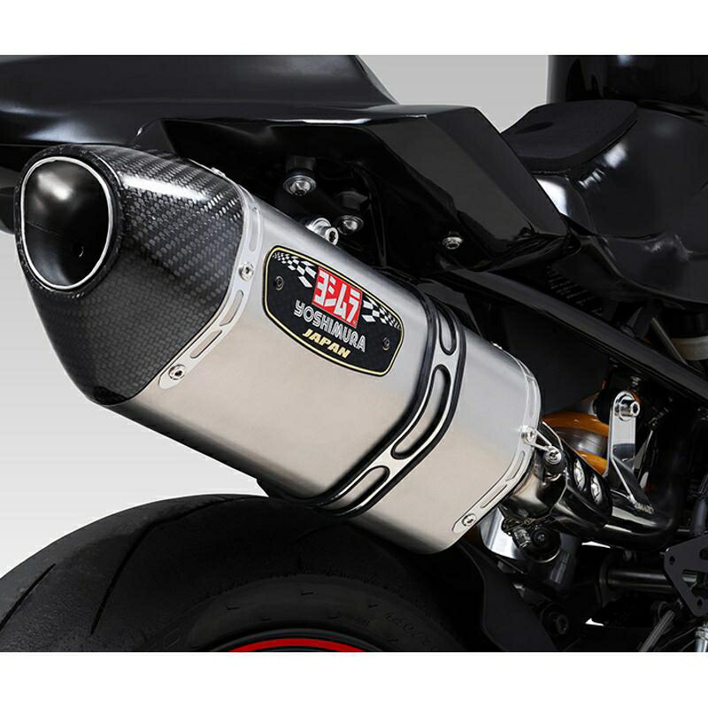 楽天市場】ヨシムラUSA R-77 ステンレス フルエキゾースト マフラー